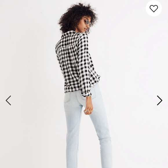 Wrap-Front Shirt in Buffalo Check - Picture 4 of 7